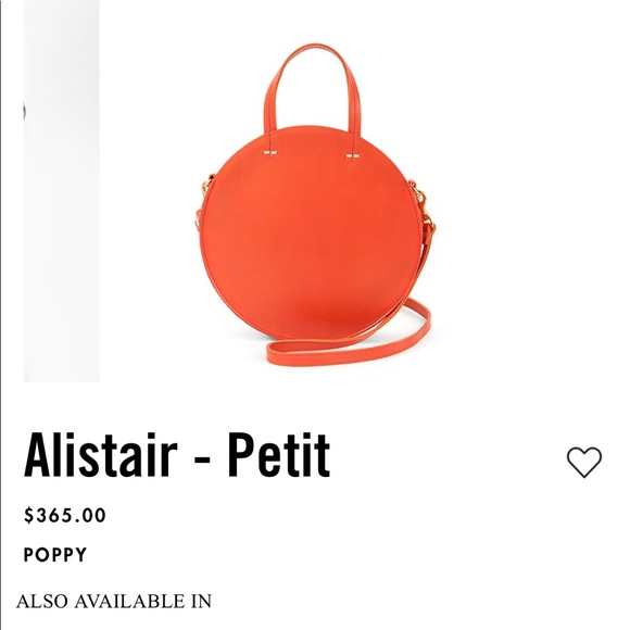 Clare V Handbags - Clare V Petit Alistair bag in Poppy BNWT